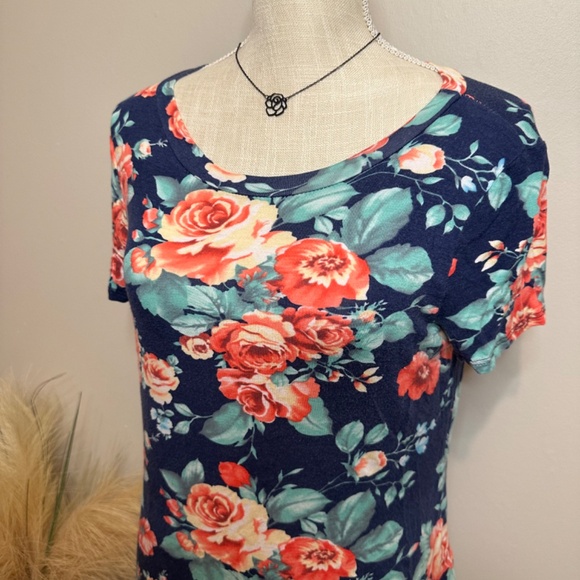 Tunic style navy dress - Picture 4 of 6